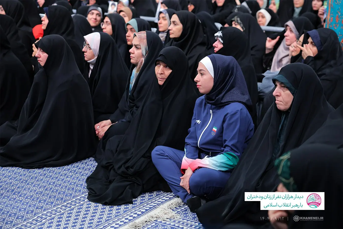 دیدار هزاران نفر از زنان و دختران با رهبر انقلاب