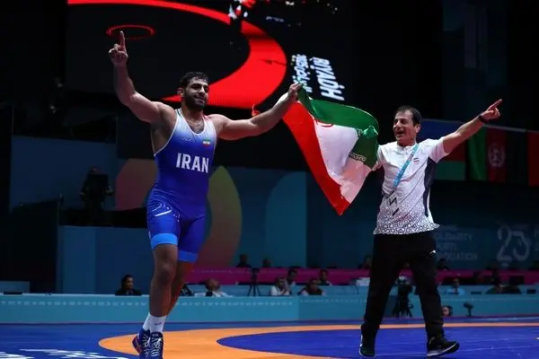 قهرمانی ساروی و هدایتی؛ دو طلای ارزشمند برای کشتی فرنگی ایران در بازی‌های کشورهای اسلامی