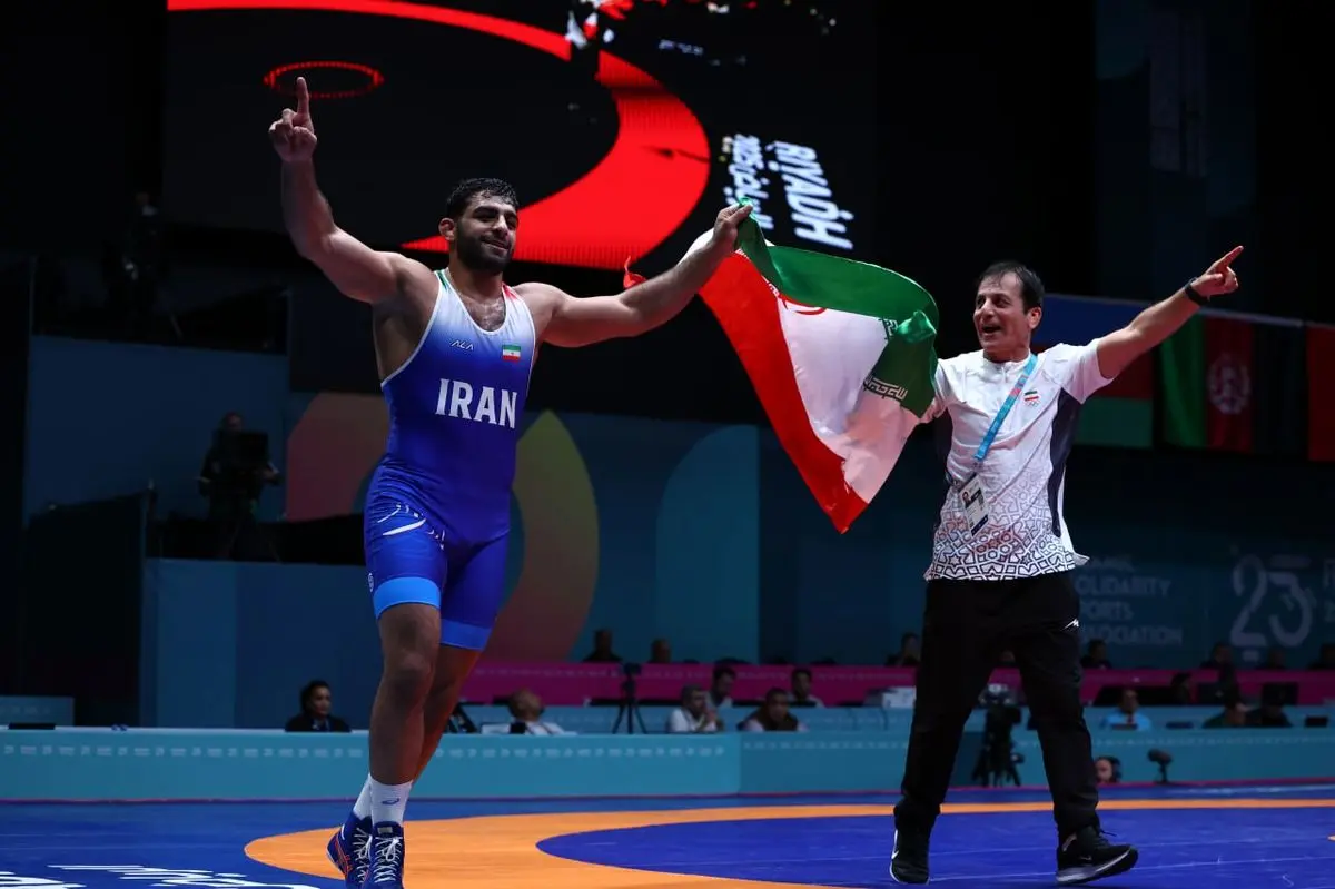 قهرمانی ساروی و هدایتی؛ دو طلای ارزشمند برای کشتی فرنگی ایران در بازی‌های کشورهای اسلامی