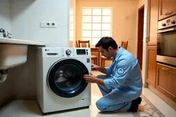 علت نشت آب از زیر ماشین لباسشویی ال جی