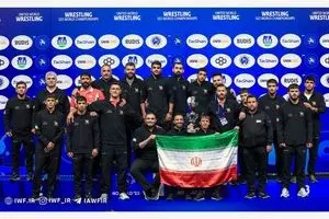 قهرمانی مقتدرانه تیم ملی کشتی فرنگی زیر ۲۳ سال ایران در جهان