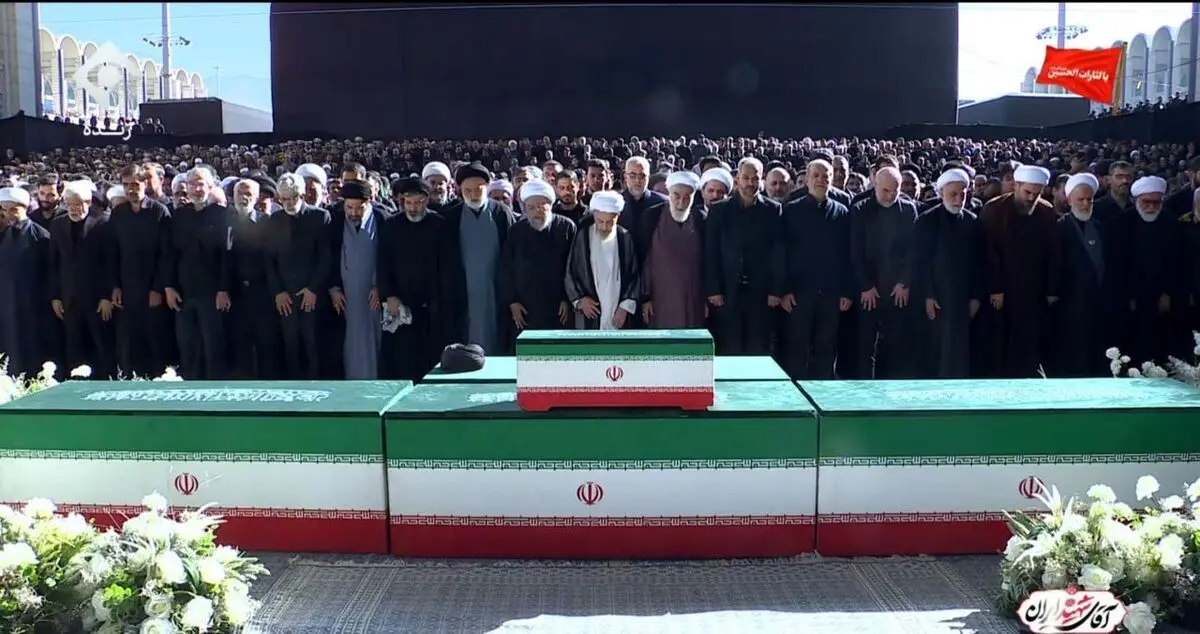 اقامه نماز بر پیکر مطهر امام شهید و خانواده ایشان؛ جزئیات مراسم و برنامه تشییع