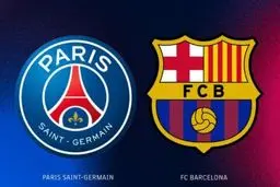 پخش زنده بارسلونا مقابل پاری سن ژرمن در لیگ قهرمانان اروپا از شبکه سه