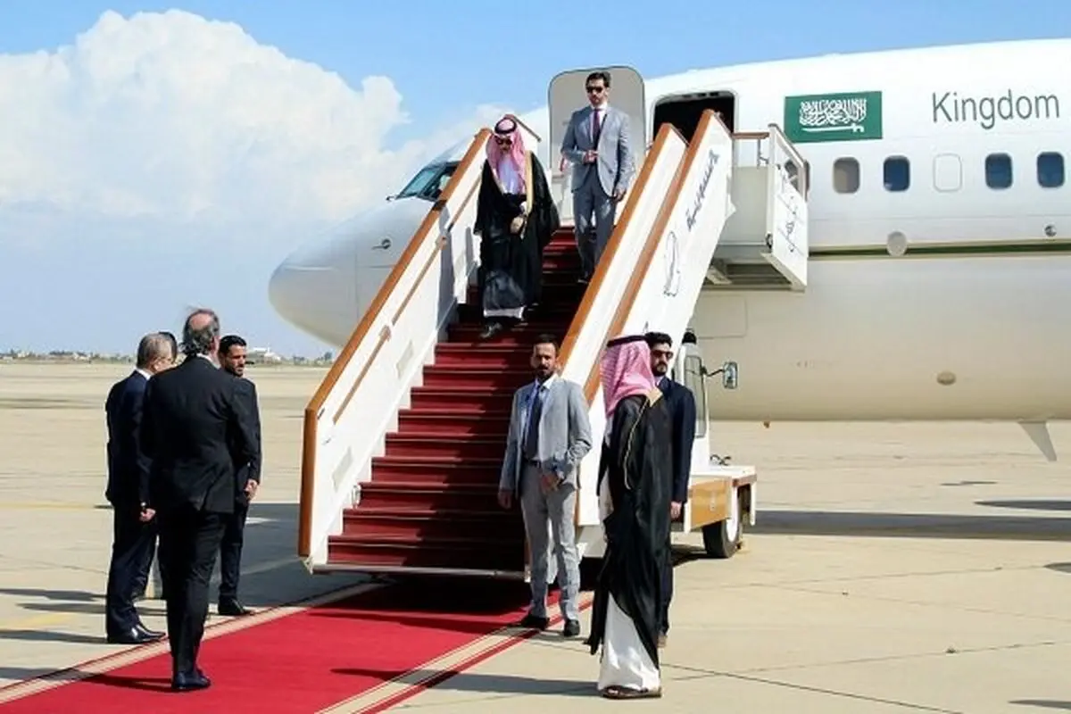 وزیر خارجه عربستان سعودی وارد تهران شد