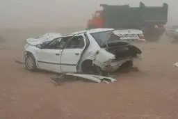 ۴۶ نفر بر اثر تصادف زنجیره‌ای در مسیر زاهدان به زابل مصدوم شدند