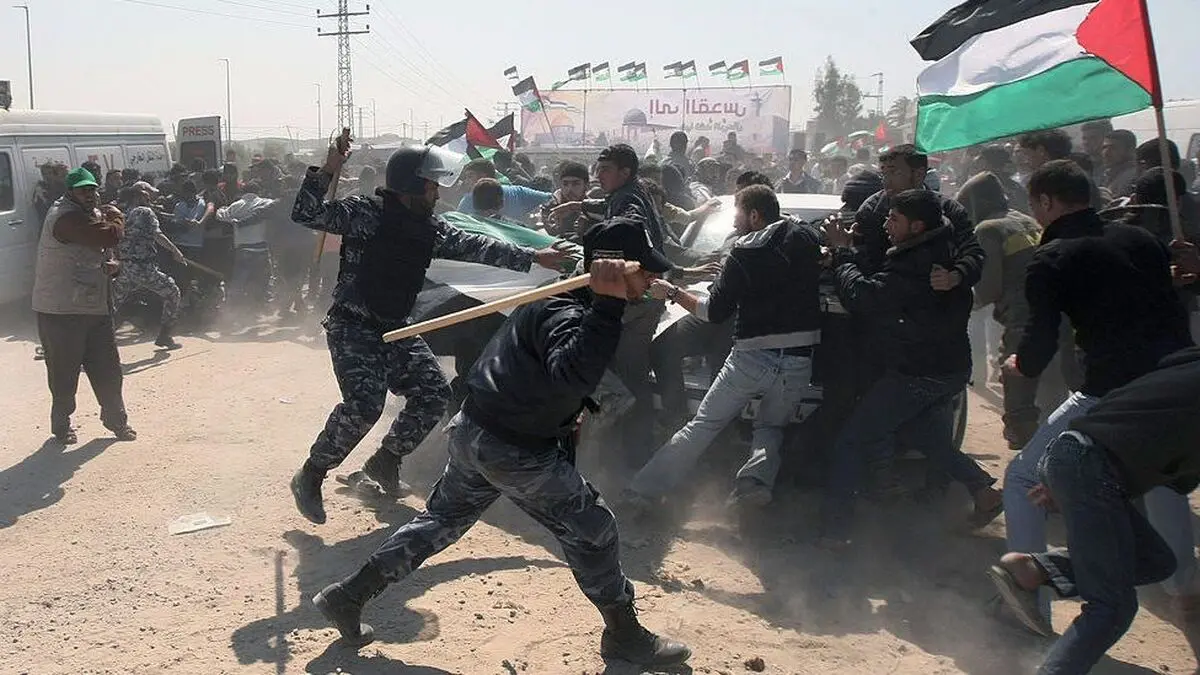 فلسطین در آستانه درگیری داخلی