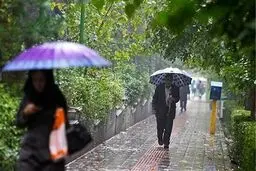  آغاز بارش‌ها و کاهش دما در شمال کشور 