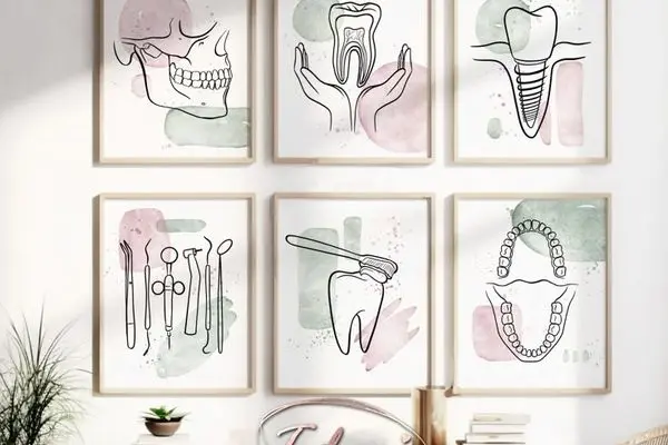 خرید تابلو برای مطب دندان پزشکی 