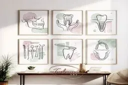 خرید تابلو برای مطب دندان پزشکی 