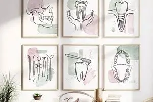 خرید تابلو برای مطب دندان پزشکی 