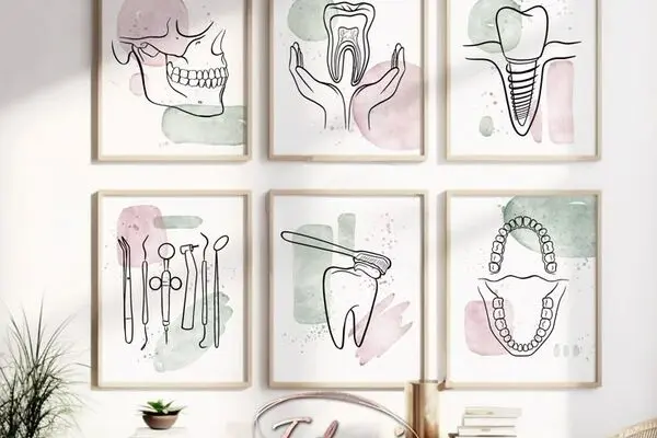 خرید تابلو برای مطب دندان پزشکی 