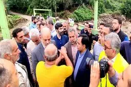 سفر وزیر کشور به مناطق سیل‌زده آستارا