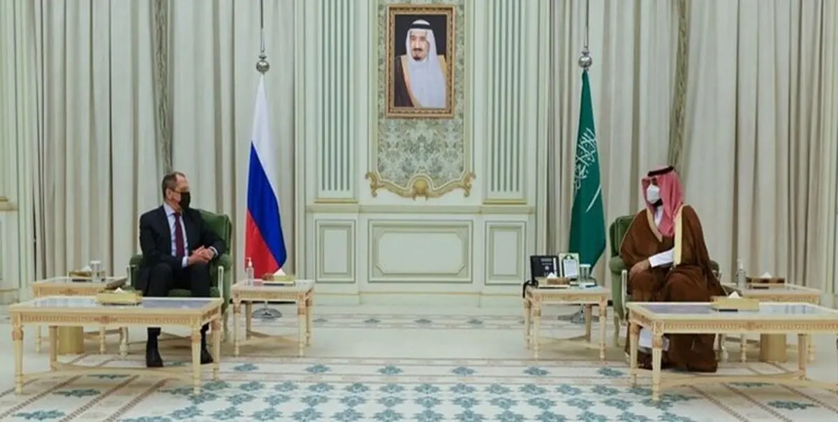 لاوروف در ریاض با ولی‌عهد عربستان سعودی دیدار کرد