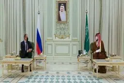 لاوروف در ریاض با ولی‌عهد عربستان سعودی دیدار کرد