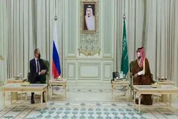 لاوروف در ریاض با ولی‌عهد عربستان سعودی دیدار کرد
