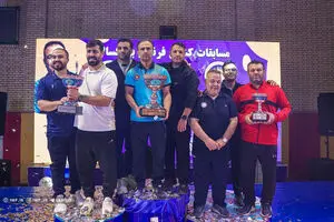 قهرمانی خوزستان در کشتی فرنگی بزرگسالان کشور | معرفی نفرات برتر اوزان