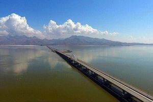 افزایش سطح تراز آب دریاچه ارومیه 