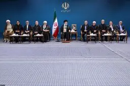 رئیس‌جمهور و اعضای هیئت دولت با رهبر انقلاب اسلامی دیدار کردند
