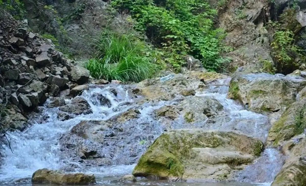 زیبایی های آبشار کبودوال در استان گلستان