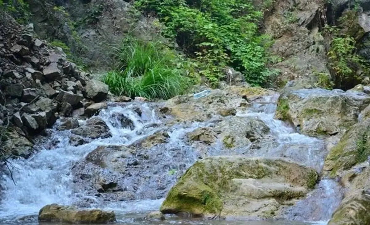 زیبایی های آبشار کبودوال در استان گلستان