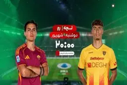 پخش زنده بازی فوتبال لچه و رم از شبکه ورزش