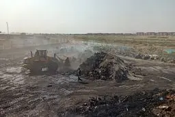 آتش‌سوزی در تبریز مهار شد؛ دود غلیظ از میدان آذربایجان تا فرودگاه