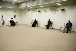 خانواده شهید فخری‌زاده با رهبر انقلاب دیدار کردند