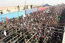 خروج ۷۰۰ هزار زائر اربعین از ۶ پایانه مرزی