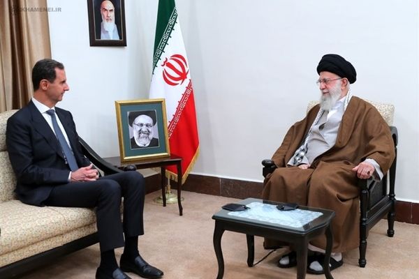 رهبرانقلاب در دیدار اسد:ایران و سوریه ارکان محورمقاومت هستند
