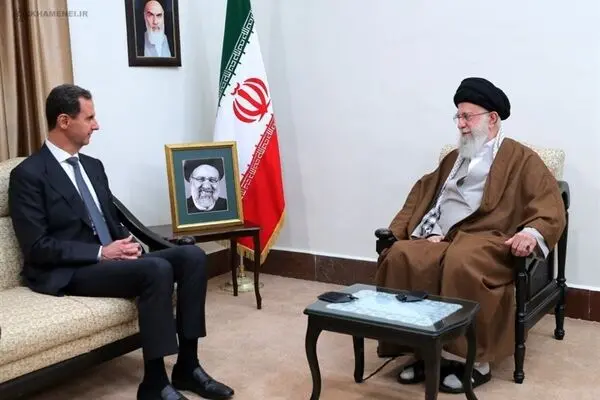 رهبرانقلاب در دیدار اسد:ایران و سوریه ارکان محورمقاومت هستند
