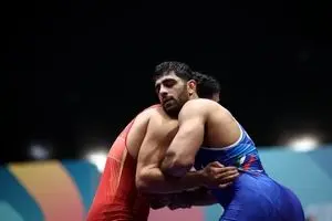  محمدهادی ساروی و فردین هدایتی به فینال کشتی فرنگی بازی‌های همبستگی اسلامی رسیدند
