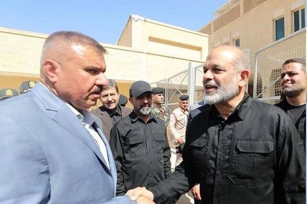 بازدید وزیر کشور به همراه همتای عراقی از مرز خسروی