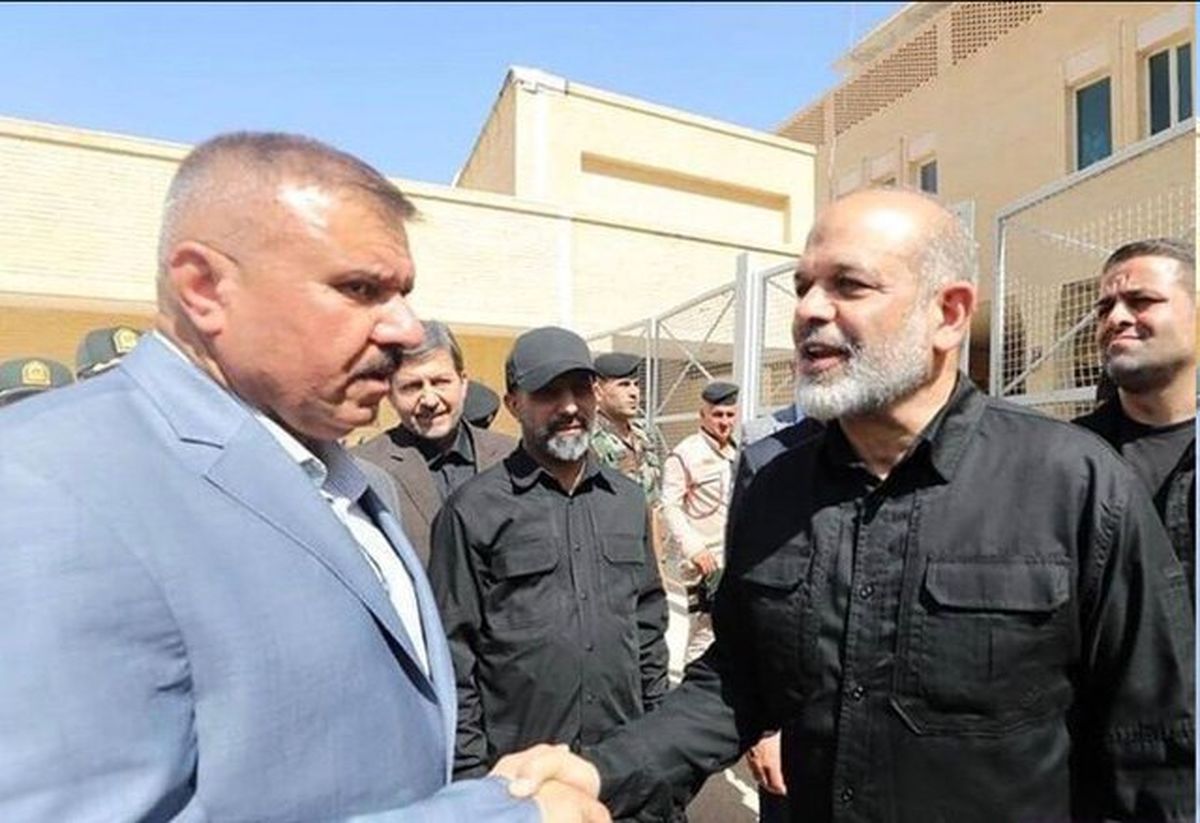 بازدید وزیر کشور به همراه همتای عراقی از مرز خسروی