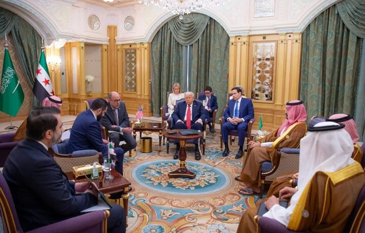  دیدار ترامپ با جولانی در ریاض 