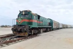 نخستین بارگیری خط آهن رشت کاسپین با ترانزیت ۶۰ هزار تنی