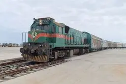 نخستین بارگیری خط آهن رشت کاسپین با ترانزیت ۶۰ هزار تنی
