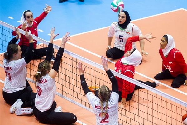 والیبال نشسته زنان ایران نایب قهرمان آسیا شد