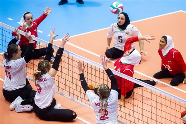والیبال نشسته زنان ایران نایب قهرمان آسیا شد
