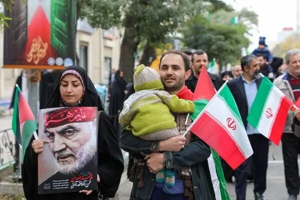 راهپیمایی مردم در سراسر کشور در حمایت از فلسطین