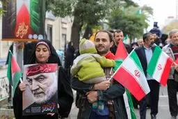 راهپیمایی مردم در سراسر کشور در حمایت از فلسطین