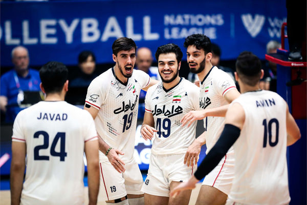 اولین پیروزی والیبال ایران در جام ملت‌ها