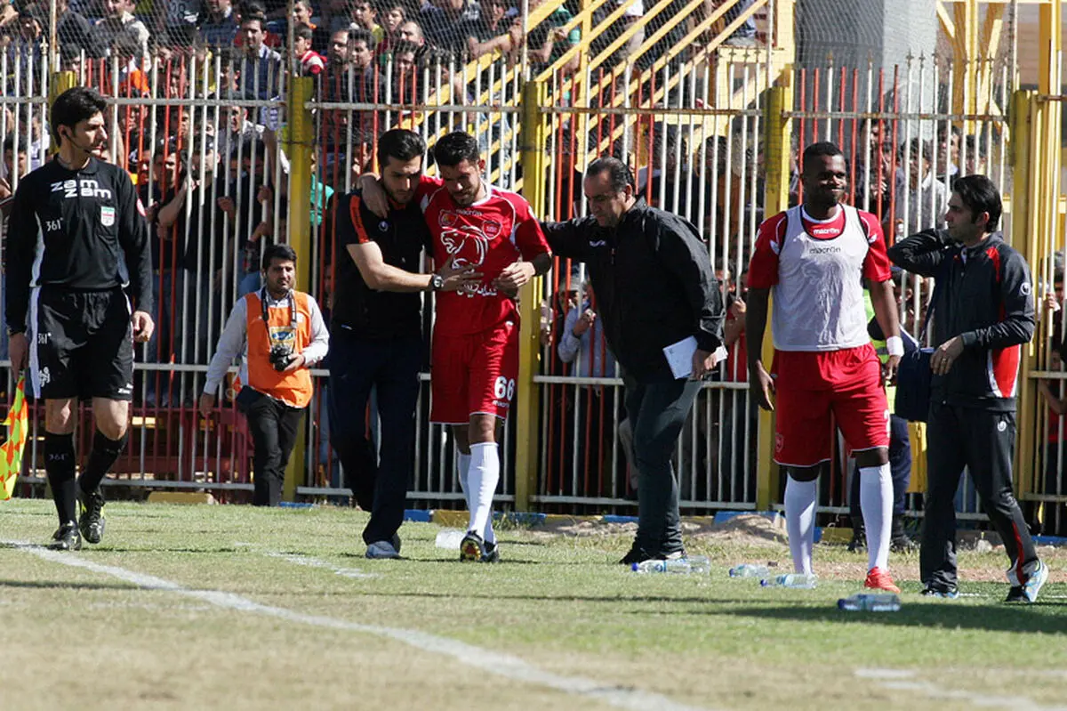 هافبک پرسپولیس دیدار مقابل النصر را از دست داد