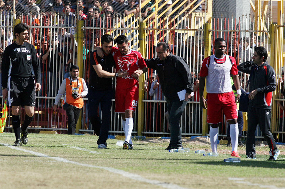 هافبک پرسپولیس دیدار مقابل النصر را از دست داد