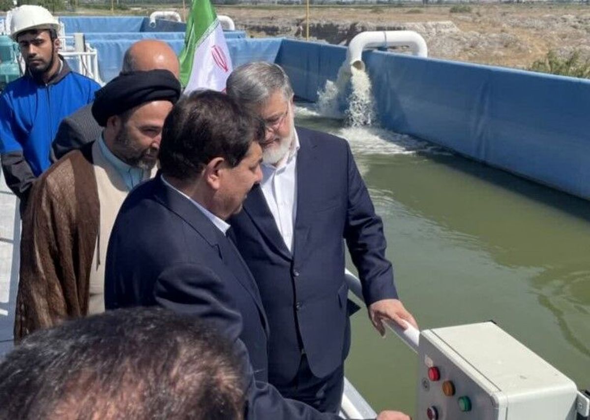 تصفیه‌خانه فاضلاب و خط انتقال آب به دریاچه ارومیه افتتاح شد
