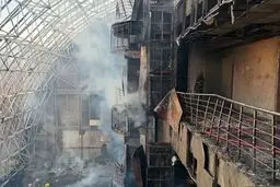 آتش سوزی شهرک فناوری ارومیه مهار شد+فیلم