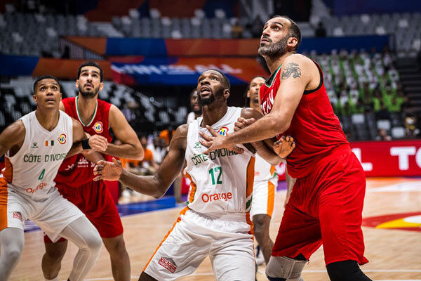 باخت میلیمتری بسکتبال ایران مقابل ساحل عاج