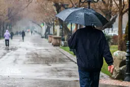 بارش باران در برخی استان‌ها و کاهش محسوس دما در نیمه شمالی کشور