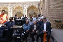 بازدید دارابی از پشت صحنه‌ی سرزمین کهن