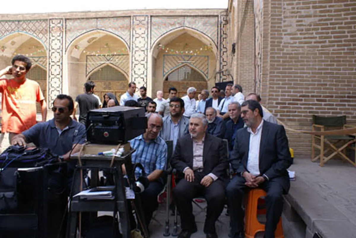 بازدید دارابی از پشت صحنه‌ی سرزمین کهن