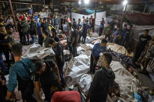 بمباران بیمارستان المعمدانی غزه با بیش از 1000 شهید
